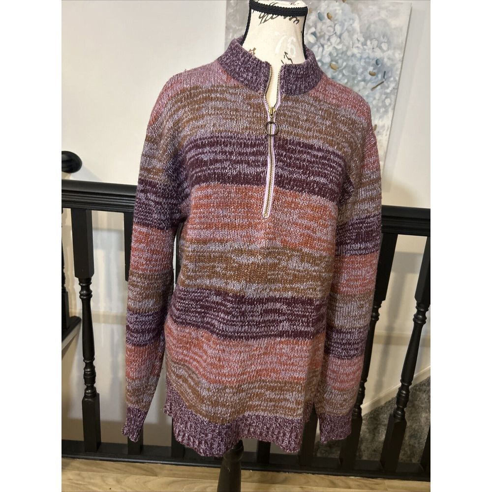 VINTAGE CAMPUS STUDIO ONE 65% WoolCREW SWEATER Large PREOWNED
